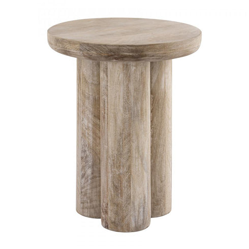 Elk_discontinued Morris Cerused Accent Table in Natural Model: H0805-9804