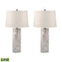 Elk Mother of Pearl TABLE LAMP in Natural Finish Model: 812/S2-LED