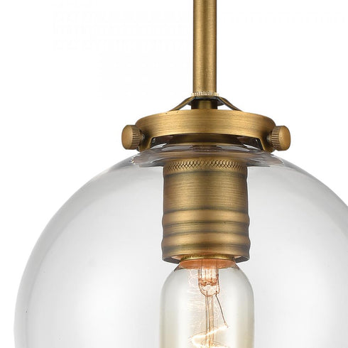 Elk MountainCreek MINI PENDANT in Brass Finish Model: D4345