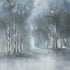 Elk Muller Forest WALL ART in Blue Finish Model: S0026-9308