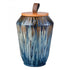 Elk Mulry Jar Set of 3 Green in Prussian Blue Glazed Model: S0037-11348/S3