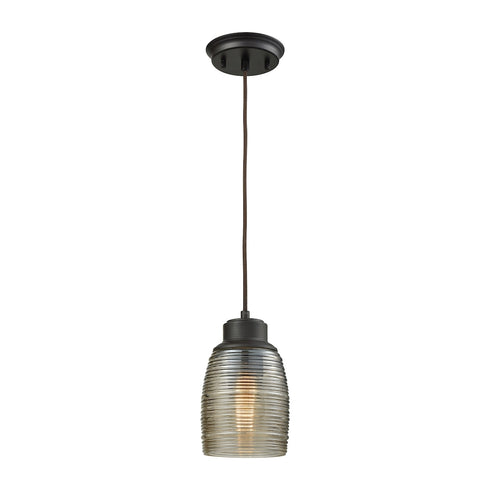 Elk Muncie MINI PENDANT in Oil Rubbed Bronze Finish Model: 46216/1