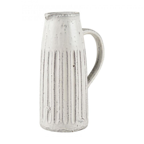 Elk Muriel VASE JAR BOTTLE in Aged White Finish Model: S0017-8210