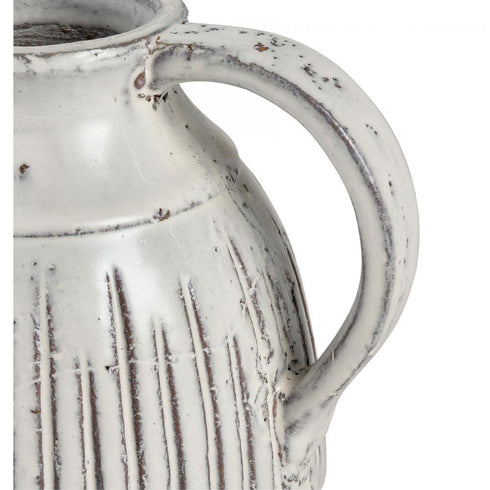 Elk Muriel VASE JAR BOTTLE in Aged White Finish Model: S0017-8211