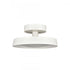 Elk Nancy 11.75 Inch Wide LED Semi Flush Mount in Matte White Model: 85064/LED