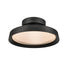 Elk Nancy 13.75 Inch Wide LED Semi Flush Mount in Matte Black Model: 85075/LED