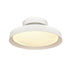 Elk Nancy 13.75 Inch Wide LED Semi Flush Mount in Matte White Model: 85065/LED