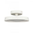Elk Nancy 13.75 Inch Wide LED Semi Flush Mount in Matte White Model: 85065/LED