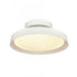 Elk Nancy 13.75 Inch Wide LED Semi Flush Mount in Matte White Model: 85065/LED
