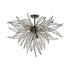 Elk Naples SEMI FLUSH MOUNT in Dark Graphite Finish Model: 16363/8