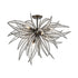 Elk Naples SEMI FLUSH MOUNT in Dark Graphite Finish Model: 16363/8
