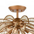 Elk Naples SEMI FLUSH MOUNT in Gold Finish Model: 16762/5