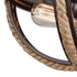 Elk Natural Rope FLUSH MOUNT in Oil Rubbed Bronze Finish Model: 63062-2