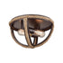 Elk Natural Rope FLUSH MOUNT in Oil Rubbed Bronze Finish Model: 63062-2
