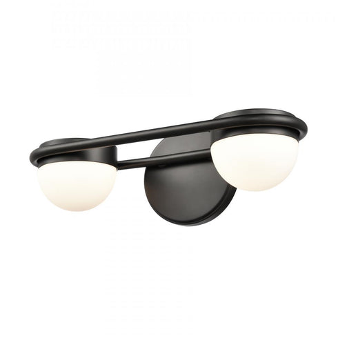 Elk Nelly 14 Inch Wide 2 Light Vanity Light in Matte Black Model: 81591/LED