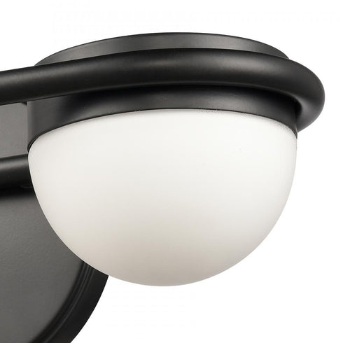 Elk Nelly 14 Inch Wide 2 Light Vanity Light in Matte Black Model: 81591/LED