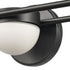 Elk Nelly 22 Inch Wide 3 Light Vanity Light in Matte Black Model: 81592/LED