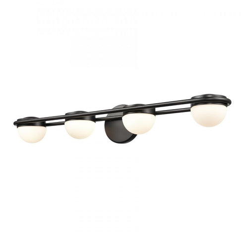 Elk Nelly 31 Inch Wide 4 Light Vanity Light in Matte Black Model: 81593/LED