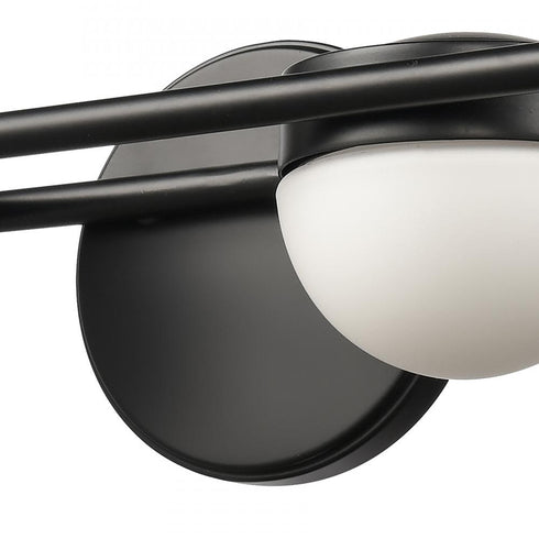 Elk Nelly 31 Inch Wide 4 Light Vanity Light in Matte Black Model: 81593/LED