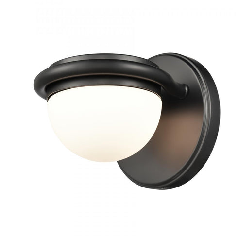 Elk Nelly 5 Inch Wide 1 Light Vanity Light in Matte Black Model: 81590/LED