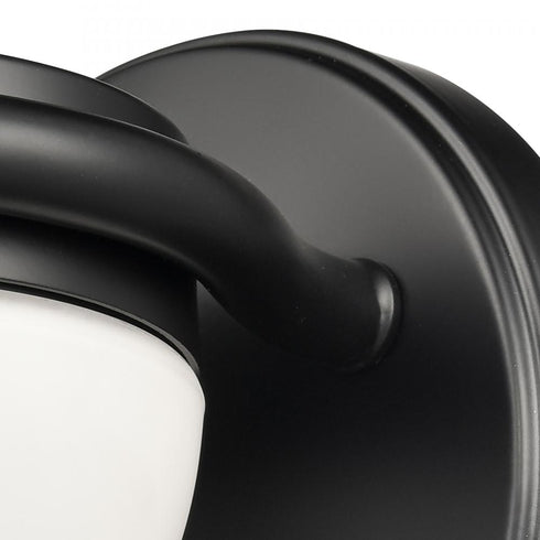 Elk Nelly 5 Inch Wide 1 Light Vanity Light in Matte Black Model: 81590/LED