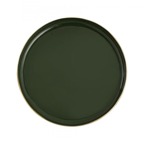 Elk Nelson Tray Set of 2 in Dark Green Enamel (2 pack) (2 pack) Model: H0897-9781/S2
