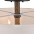 Elk Neville 20 Inch Wide 4 Light Semi Flush Mount Charcoal Black Model: 89704/4