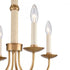 Elk Neville 20 Inch Wide 4 Light Semi Flush Mount Natural Brass Model: 89714/4