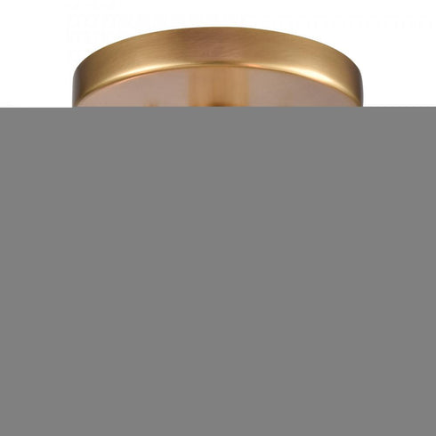 Elk Neville 20 Inch Wide 4 Light Semi Flush Mount Natural Brass Model: 89714/4