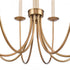 Elk Neville 28 Inch Wide 8 Light Chandelier Natural Brass Model: 89718/8
