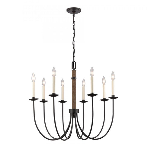 Elk Neville 28'' Wide 8 Light Chandelier Model: 89708/8