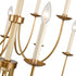 Elk Neville 34 Inch Wide 12 Light Chandelier Natural Brass Model: 89719/8+4