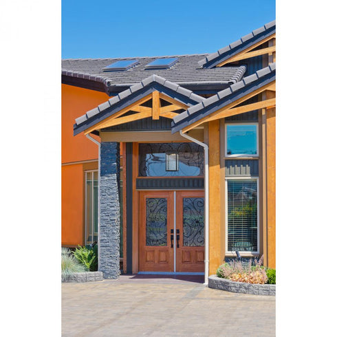 Elk Newcastle HANGING in Textured Matte Black Finish Model: 45203/LED