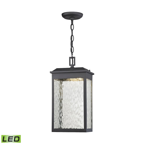 Elk Newcastle HANGING in Textured Matte Black Finish Model: 45203/LED
