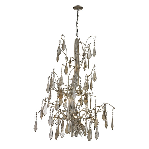 Elk Nimbus CHANDELIER in Antique Silver Finish Model: 14057/6+6+3