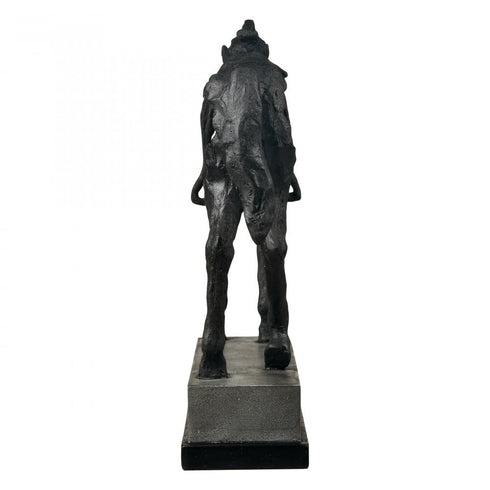 Elk Noble Sculpture in Aged Black Model: S0037-12029