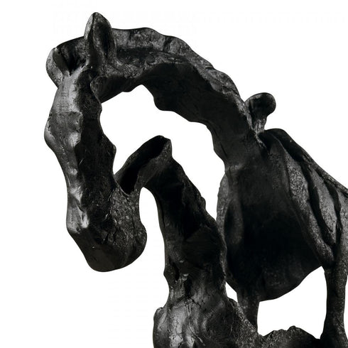 Elk Noble Sculpture in Aged Black Model: S0037-12029