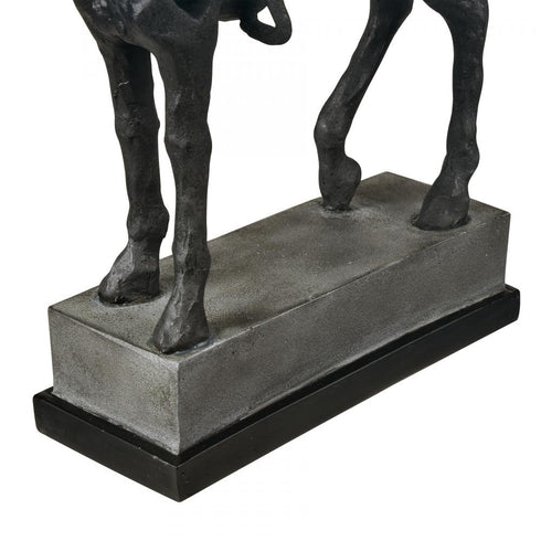 Elk Noble Sculpture in Aged Black Model: S0037-12029
