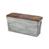 Elk Norfolk BENCH OTTOMAN in Wood Tone Finish Model: 610073