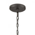 Elk North Shore 18 Inch Wide 1 Light Outdoor Pendant in Iron Model: 69651/1