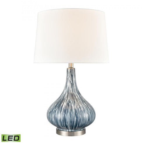 Elk Northcott 28 Inch High 1 Light Table Lamp in Blue Includes LED Bulb Model: S0019-7979-LED