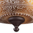 Elk Norwich SEMI FLUSH MOUNT in Oiled Bronze Finish Model: 66191-3