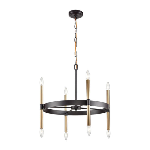 Elk Notre Dame 6 Light CHANDELIER in Oil Rubbed Bronze Gold Gold Finish Model: CN260621