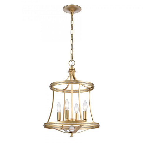 Elk Noura 15.5'' Wide 4 Light Pendant Champagne Model: 69484/4
