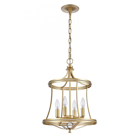Elk Noura 15.5'' Wide 4 Light Pendant Champagne Model: 69484/4