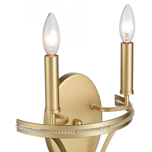 Elk Noura 20 Inch High 2 Light Sconce Champagne Gold Model: 69480/2