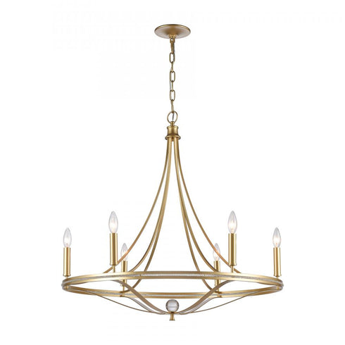 Elk Noura 31.5'' Wide 6 Light Chandelier Model: 69485/6