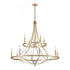 Elk Noura 40'' Wide 12 Light Chandelier Model: 69488/8+4
