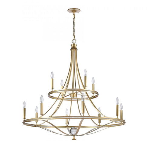 Elk Noura 40'' Wide 12 Light Chandelier Model: 69488/8+4
