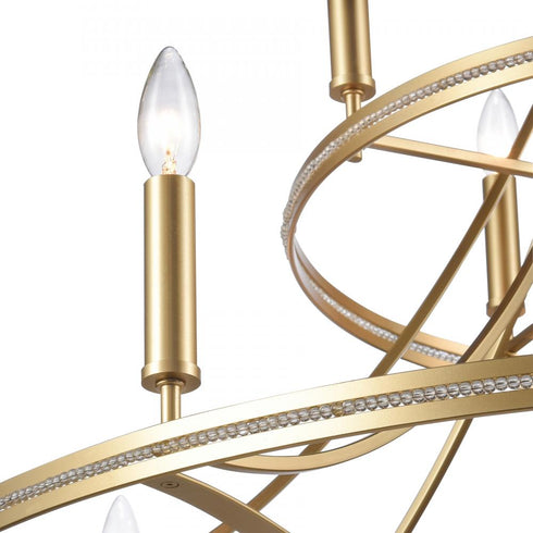 Elk Noura 40'' Wide 12 Light Chandelier Model: 69488/8+4